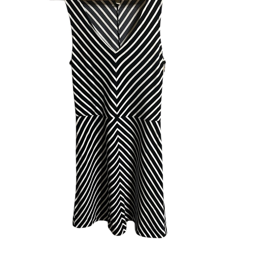Banana Republic Black and White Striped Women's Dress